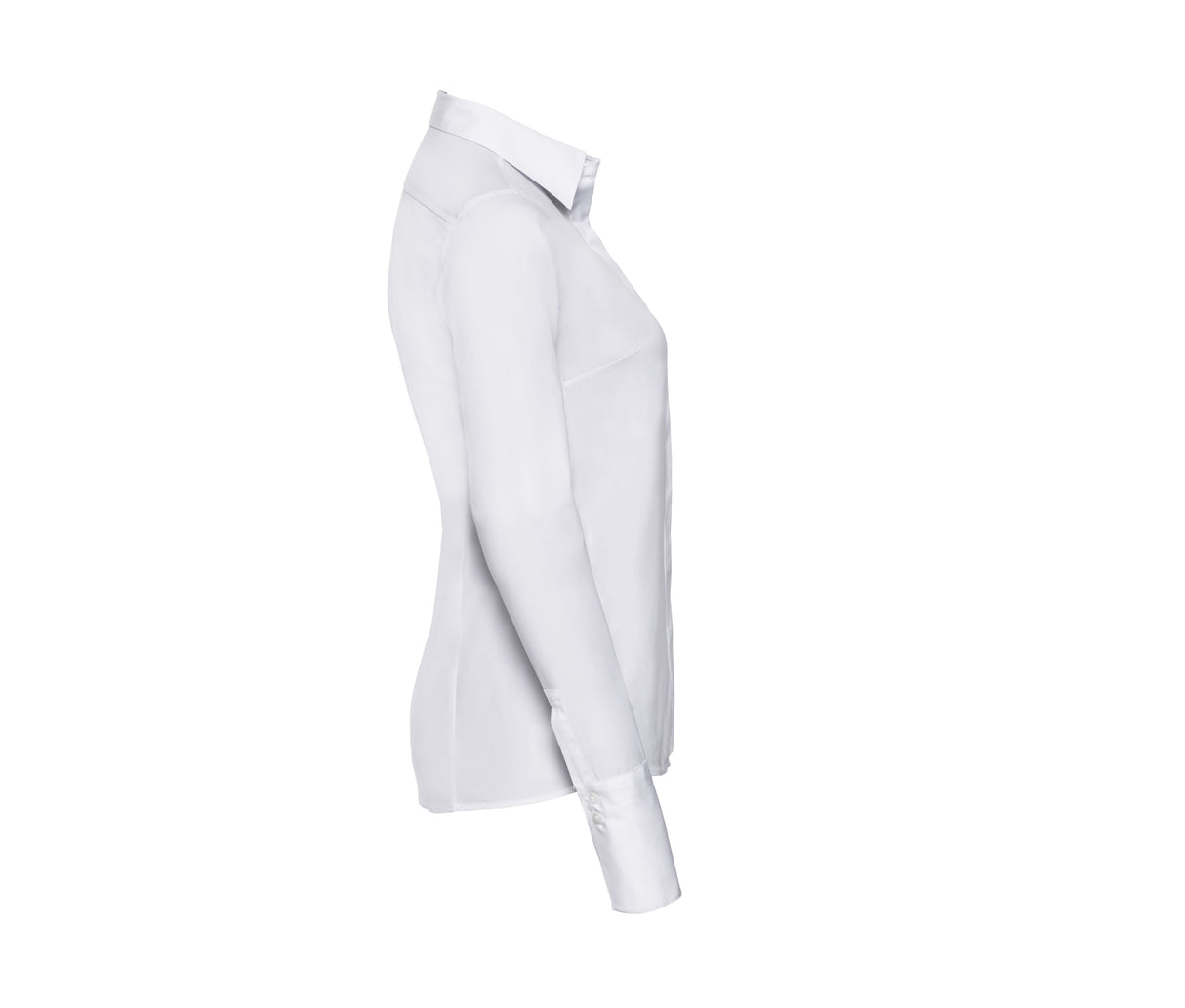RUSSELL COLLECTION LADIES' LONG SLEEVE FITTED ULTIMATE STRETCH SHIRT