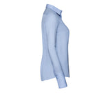 RUSSELL COLLECTION LADIES' LONG SLEEVE FITTED ULTIMATE STRETCH SHIRT