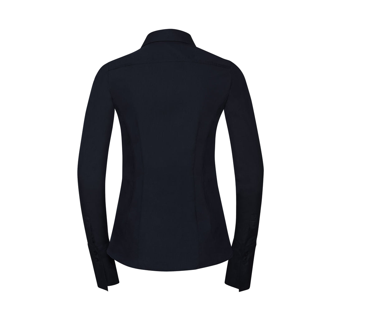 RUSSELL COLLECTION LADIES' LONG SLEEVE FITTED ULTIMATE STRETCH SHIRT