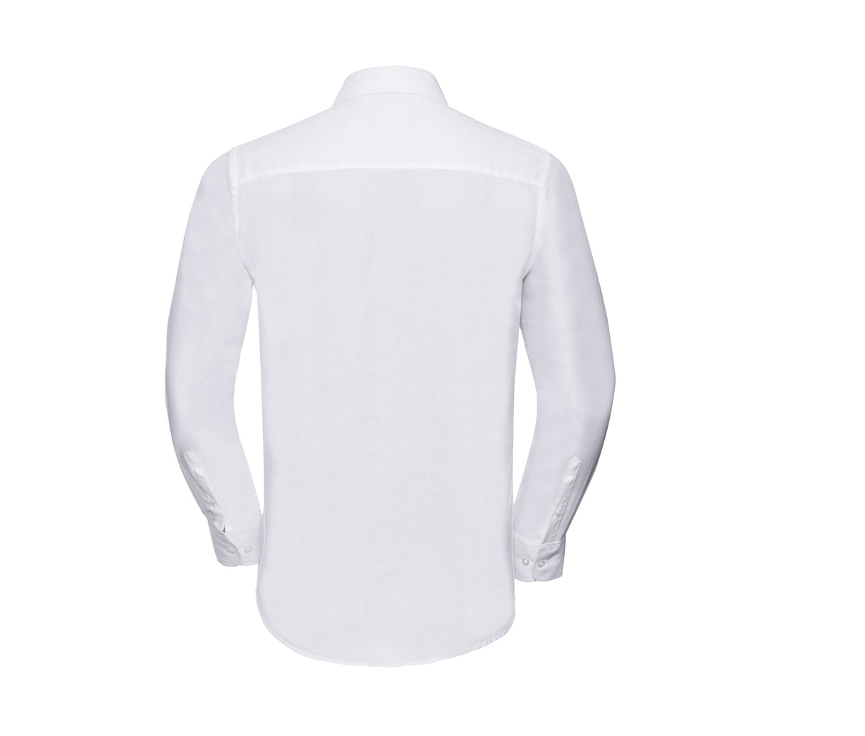 RUSSELL COLLECTION MEN'S LONG SLEEVE TAILORED OXFORD SHIRT