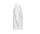 RUSSELL COLLECTION MEN'S LONG SLEEVE TAILORED OXFORD SHIRT