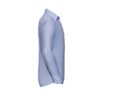 RUSSELL COLLECTION MEN'S LONG SLEEVE TAILORED OXFORD SHIRT