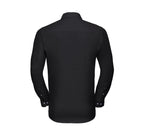 RUSSELL COLLECTION MEN'S LONG SLEEVE TAILORED OXFORD SHIRT