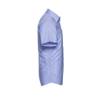 RUSSELL COLLECTION MEN'S SHORT SLEEVE TAILORED OXFORD SHIRT