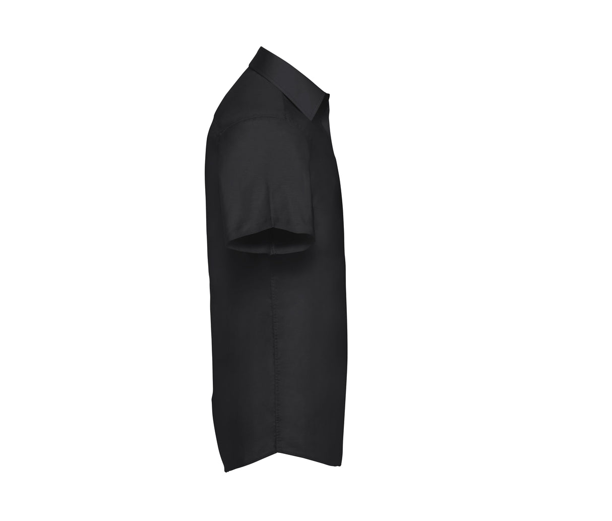 RUSSELL COLLECTION MEN'S SHORT SLEEVE TAILORED OXFORD SHIRT