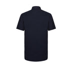 RUSSELL COLLECTION MEN'S SHORT SLEEVE TAILORED OXFORD SHIRT