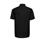 RUSSELL COLLECTION MEN'S SHORT SLEEVE CLASSIC OXFORD SHIRT
