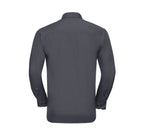 RUSSELL COLLECTION MEN'S LONG SLEEVE CLASSIC POLYCOTTON POPLIN SHIRT