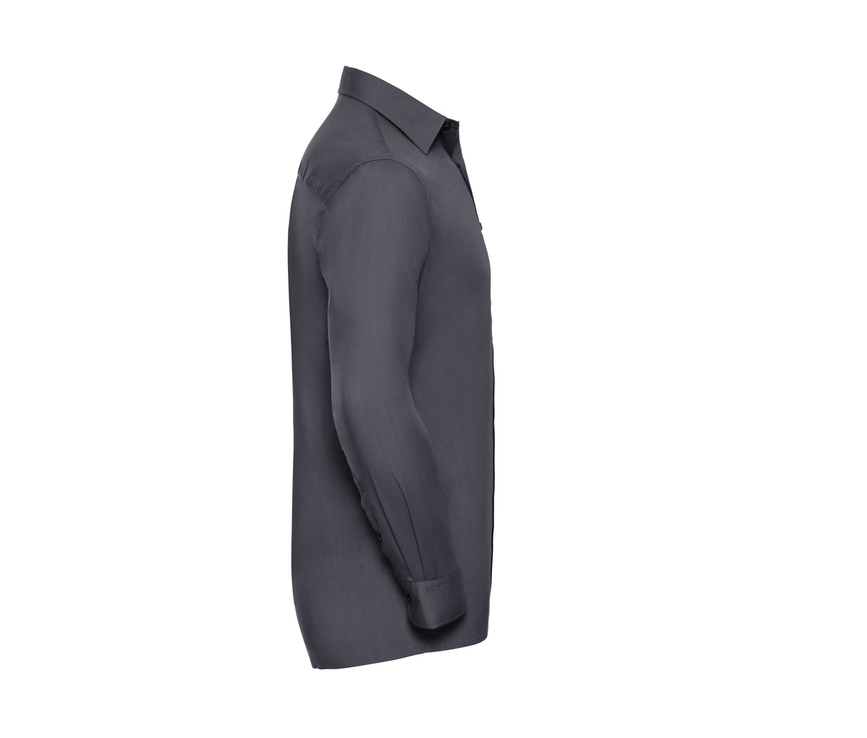 RUSSELL COLLECTION MEN'S LONG SLEEVE CLASSIC POLYCOTTON POPLIN SHIRT