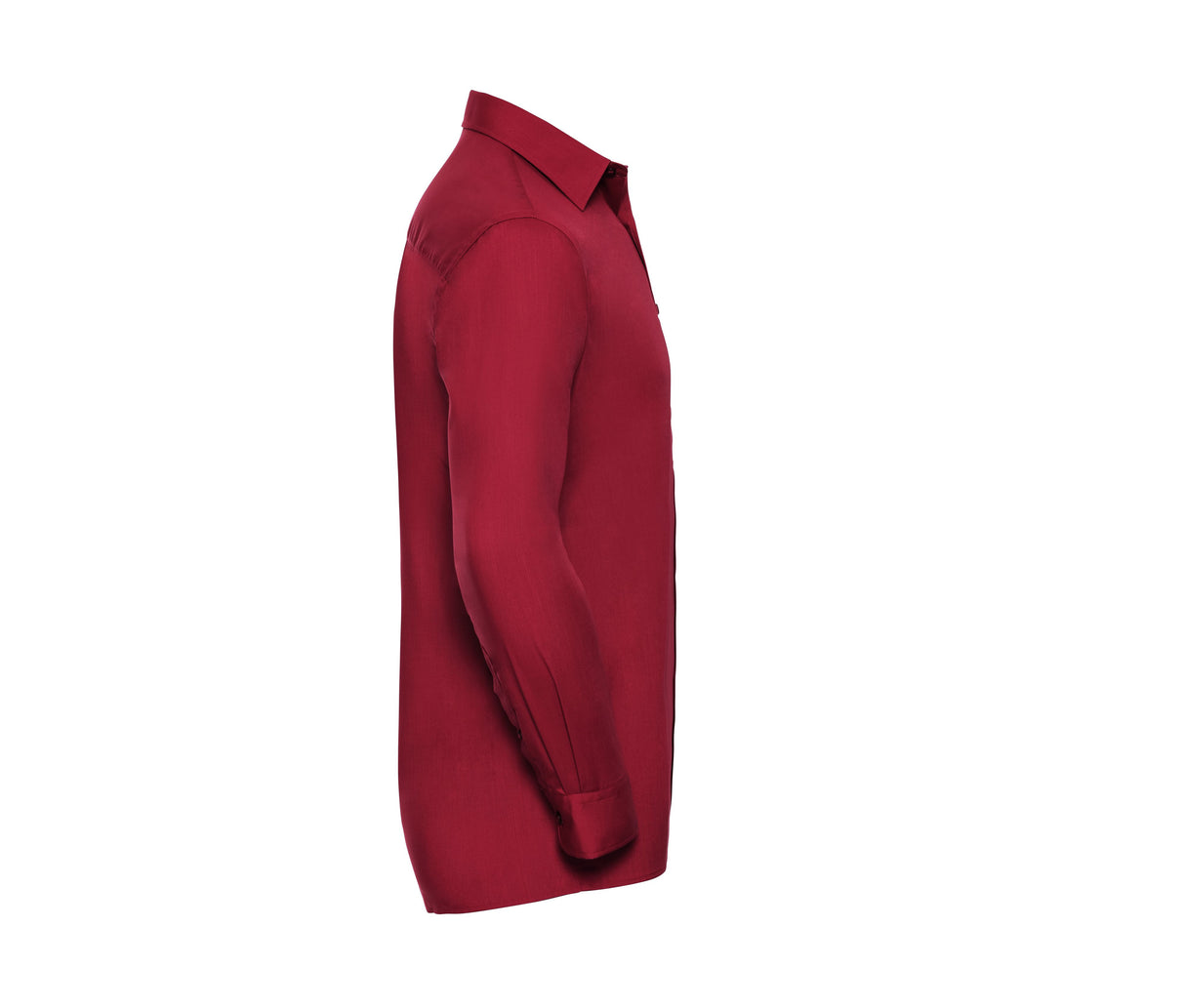 RUSSELL COLLECTION MEN'S LONG SLEEVE CLASSIC POLYCOTTON POPLIN SHIRT