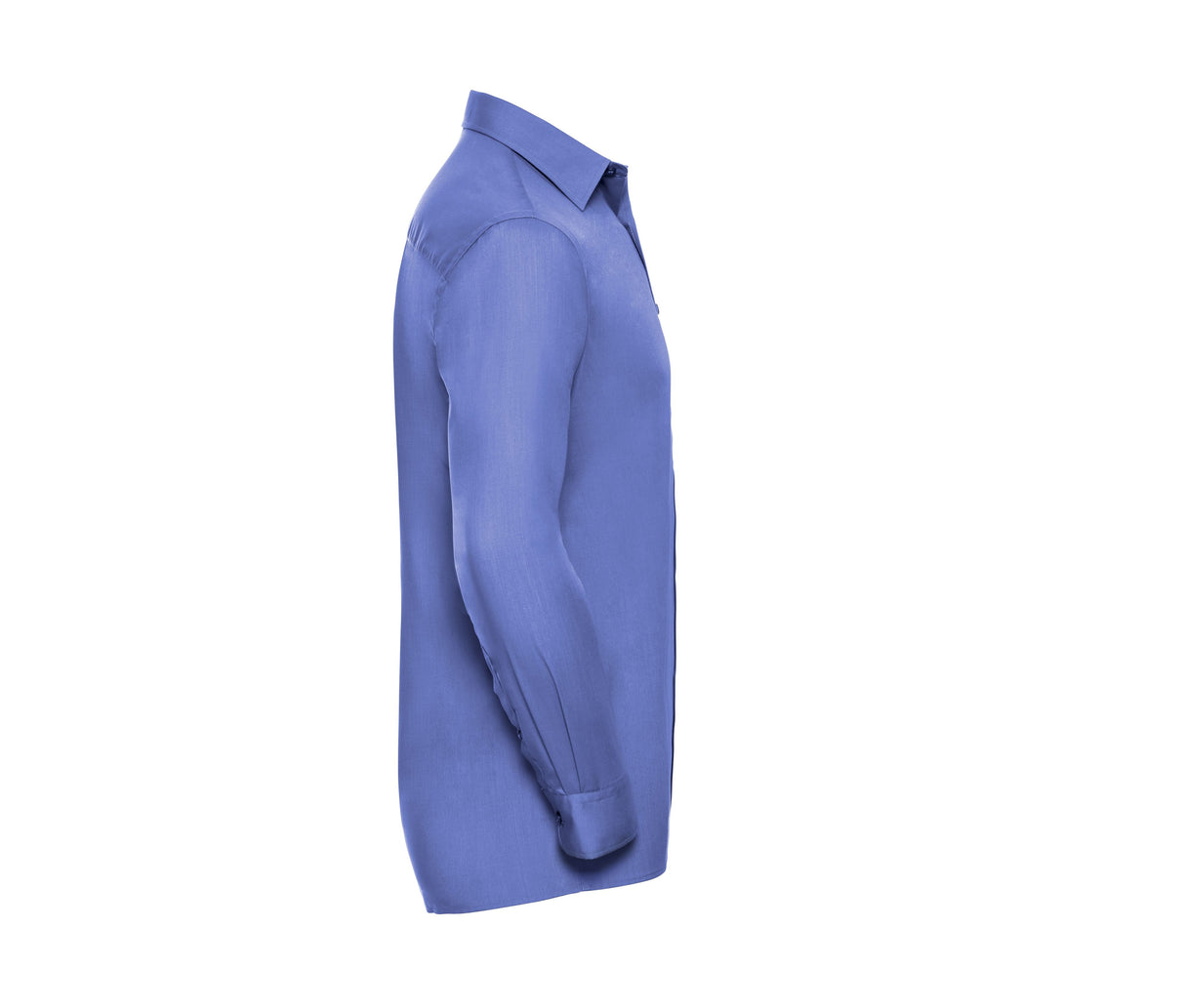 RUSSELL COLLECTION MEN'S LONG SLEEVE CLASSIC POLYCOTTON POPLIN SHIRT