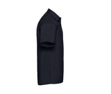 RUSSELL COLLECTION MEN'S SHORT SLEEVE CLASSIC POLYCOTTON POPLIN SHIRT