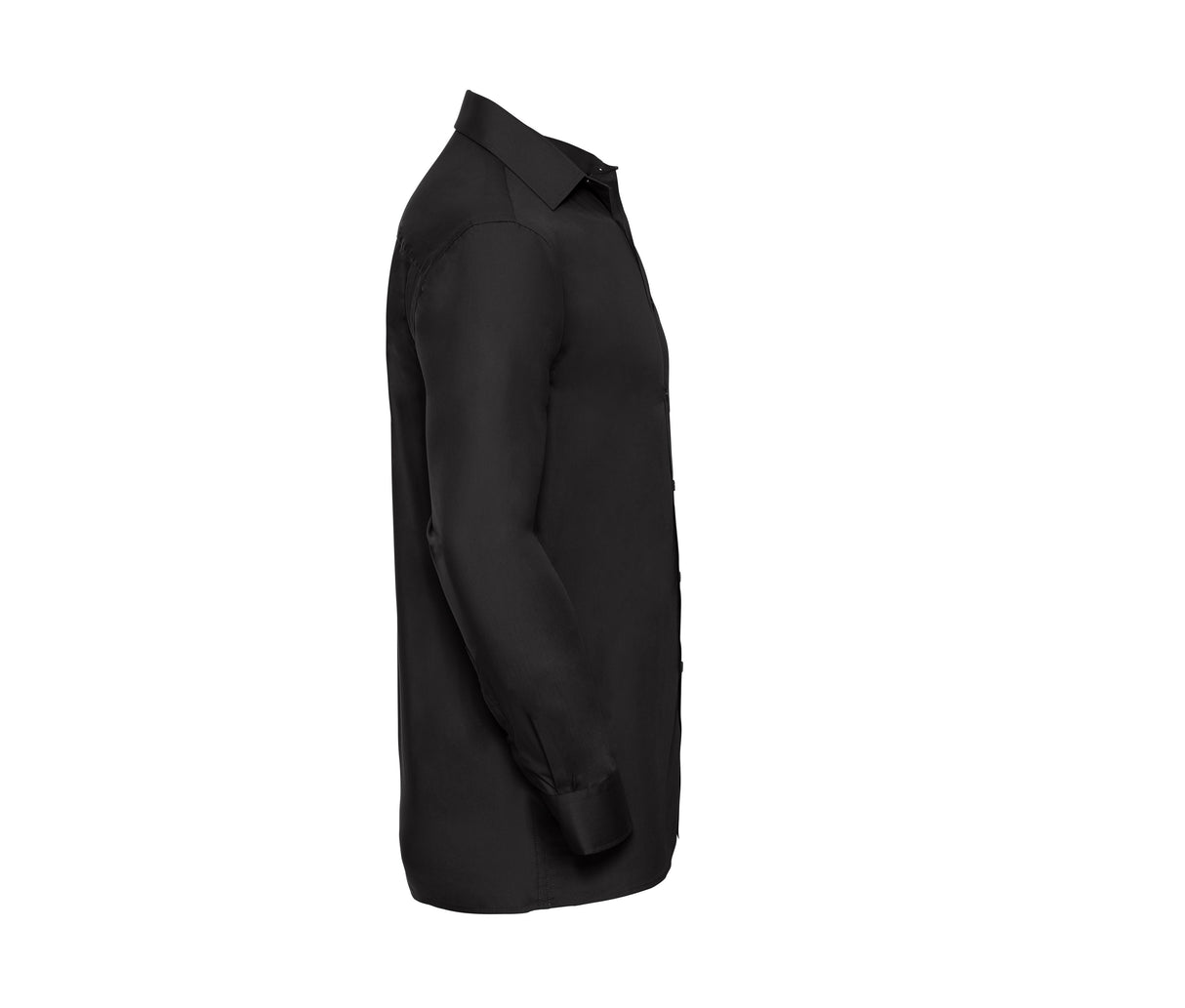 RUSSELL COLLECTION MEN'S LONG SLEEVE CLASSIC PURE COTTON POPLIN SHIRT