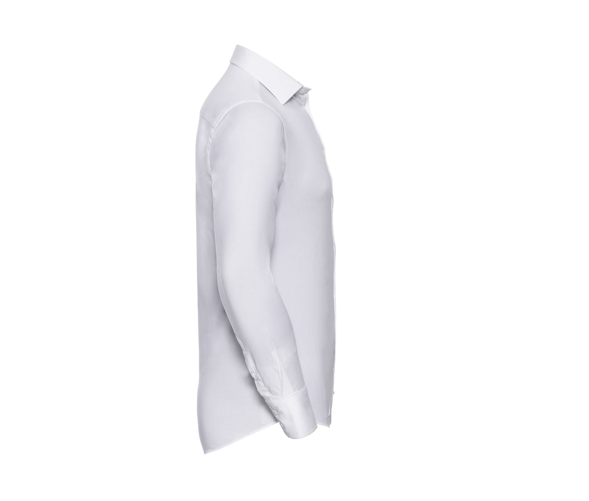 RUSSELL COLLECTION MEN'S LONG SLEEVE FITTED STRETCH SHIRT
