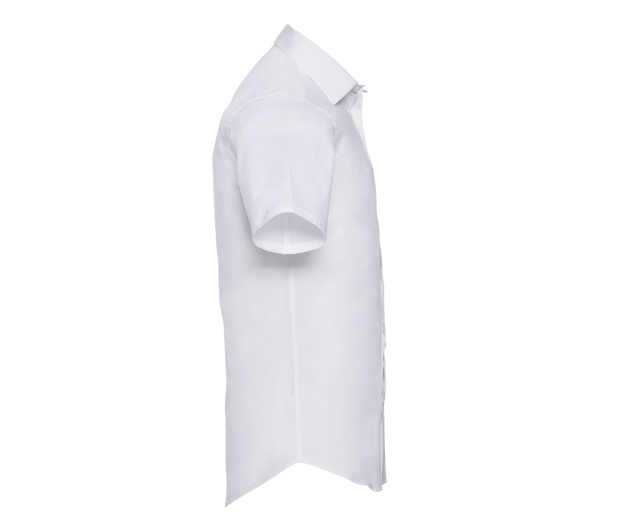 RUSSELL COLLECTION MEN'S SHORT SLEEVE FITTED STRETCH SHIRT