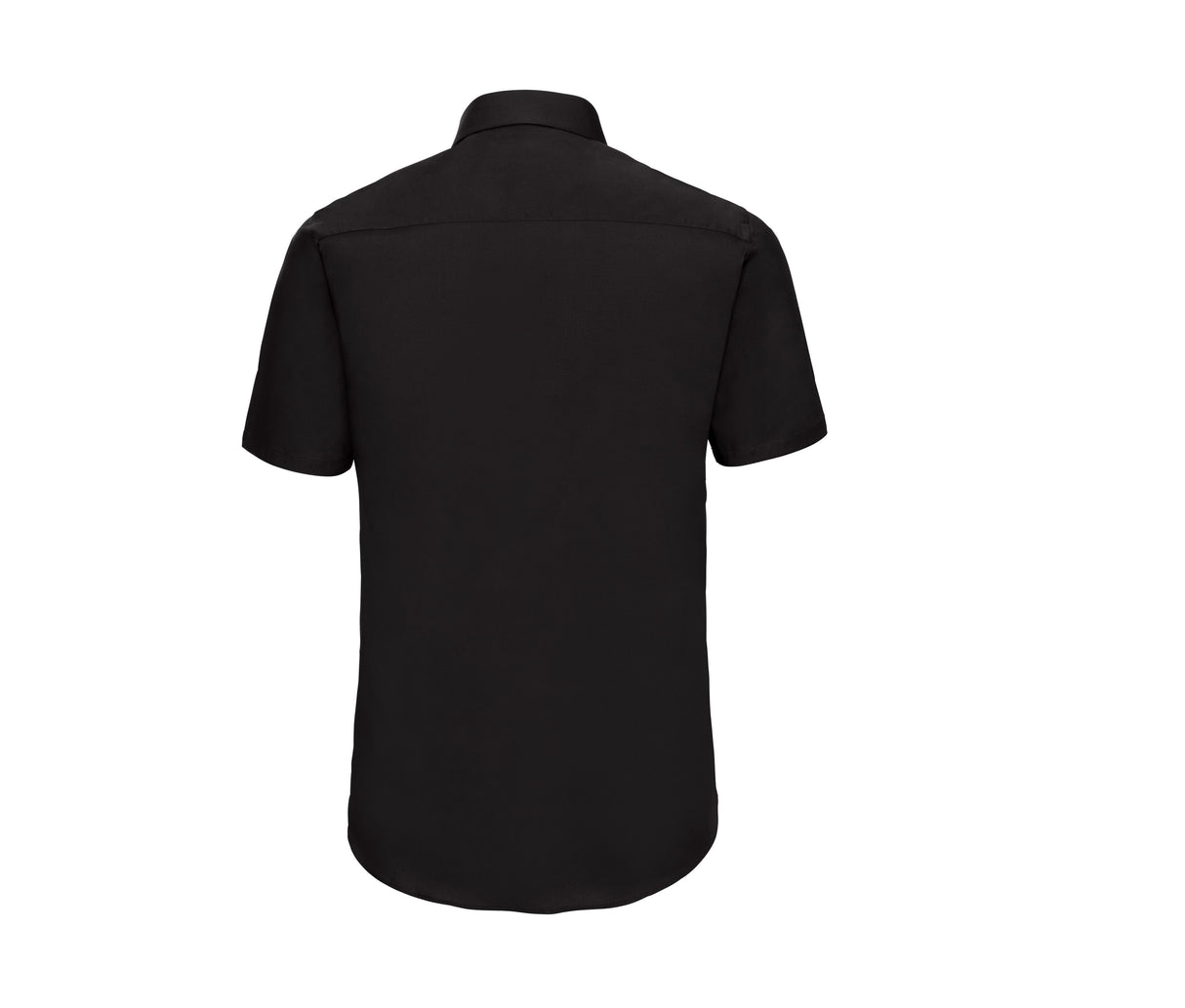 RUSSELL COLLECTION MEN'S SHORT SLEEVE FITTED STRETCH SHIRT