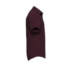 RUSSELL COLLECTION MEN'S SHORT SLEEVE FITTED STRETCH SHIRT