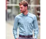 RUSSELL COLLECTION MEN'S LONG SLEEVE CLASSIC ULTIMATE NON-IRON SHIRT