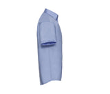 RUSSELL COLLECTION MEN'S SHORT SLEEVE CLASSIC ULTIMATE NON-IRON SHIRT