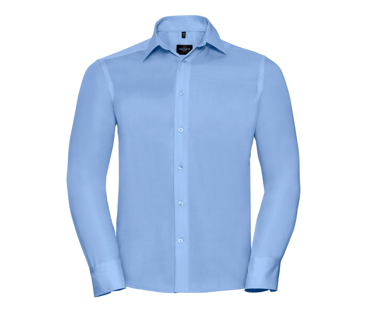 RUSSELL COLLECTION MEN'S LONG SLEEVE TAILORED ULTIMATE NON-IRON SHIRT