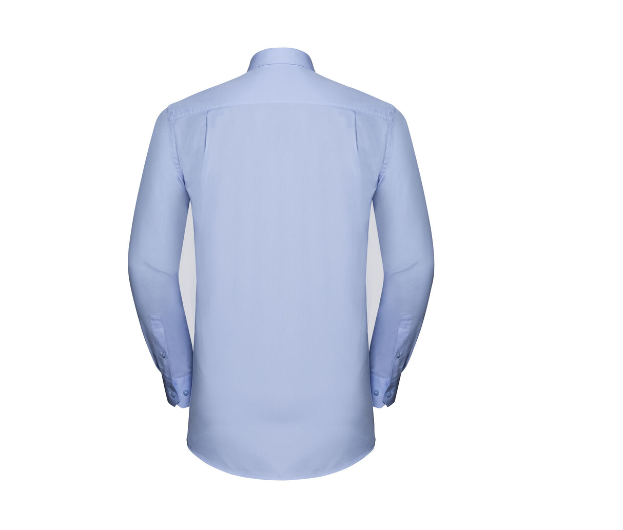 RUSSELL COLLECTION MEN'S LONG SLEEVE TAILORED HERRINGBONE SHIRT