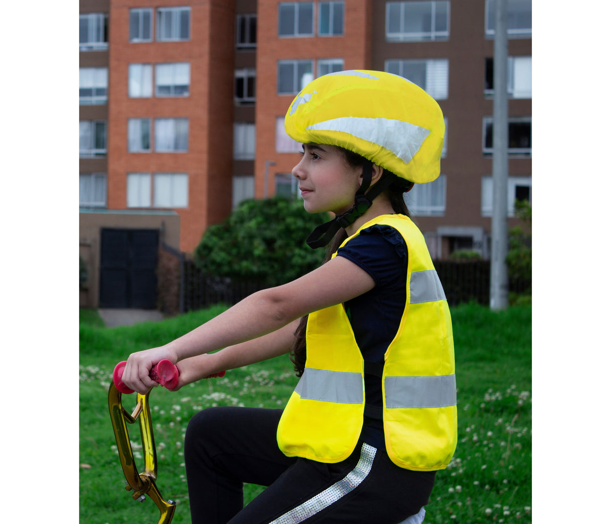 KORNTEX HI-VIS WATER-REPELLENT BICYCLE-HELMET COVER "MAASTRICHT"