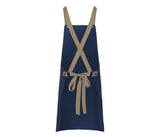 KARLOWSKY Bib Apron Urban-Look with Cross Straps and Pocket