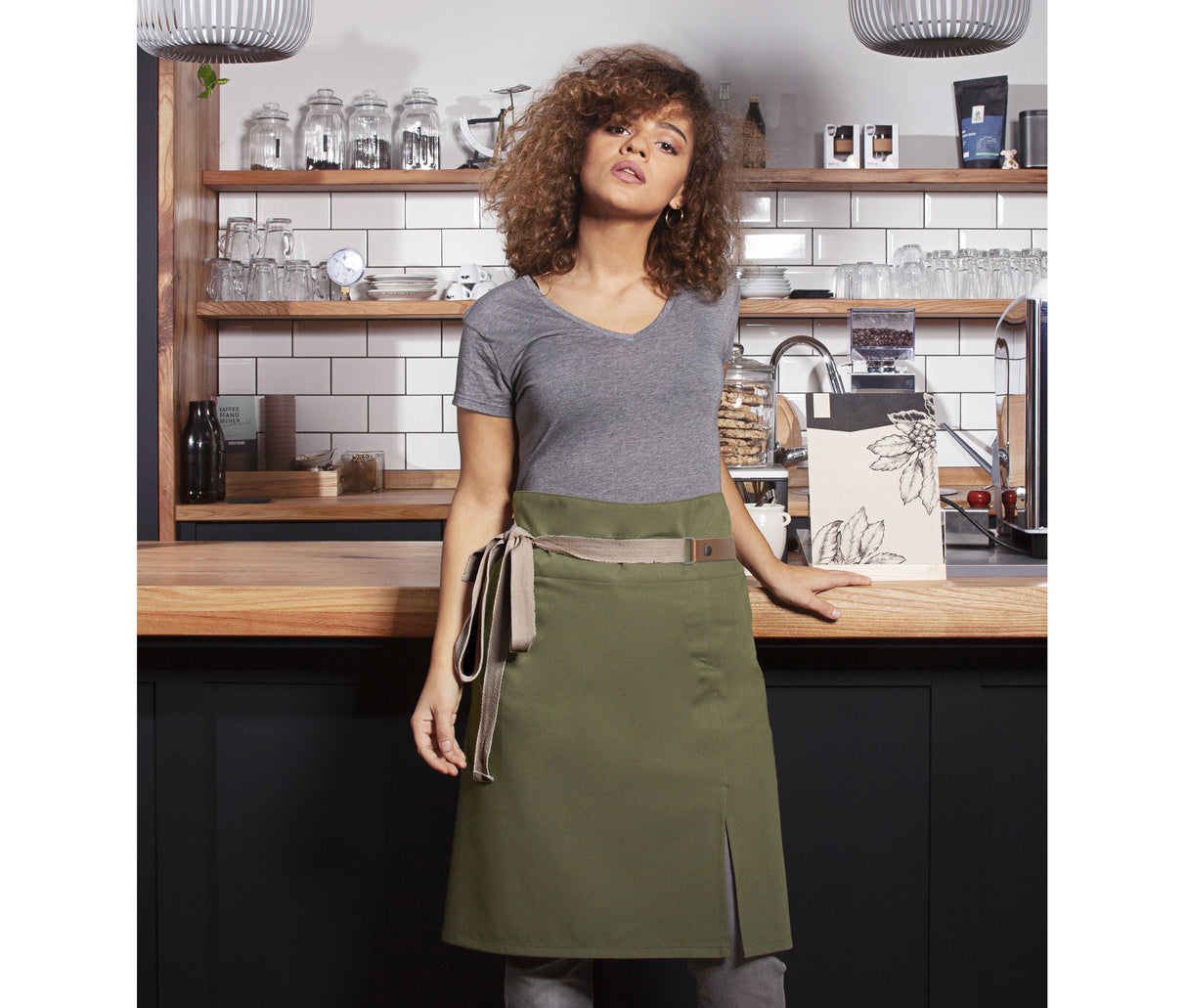 KARLOWSKY WAIST APRON GREEN-GENERATION