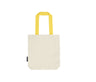TWILL BAG WITH CONTRAST HANDLES