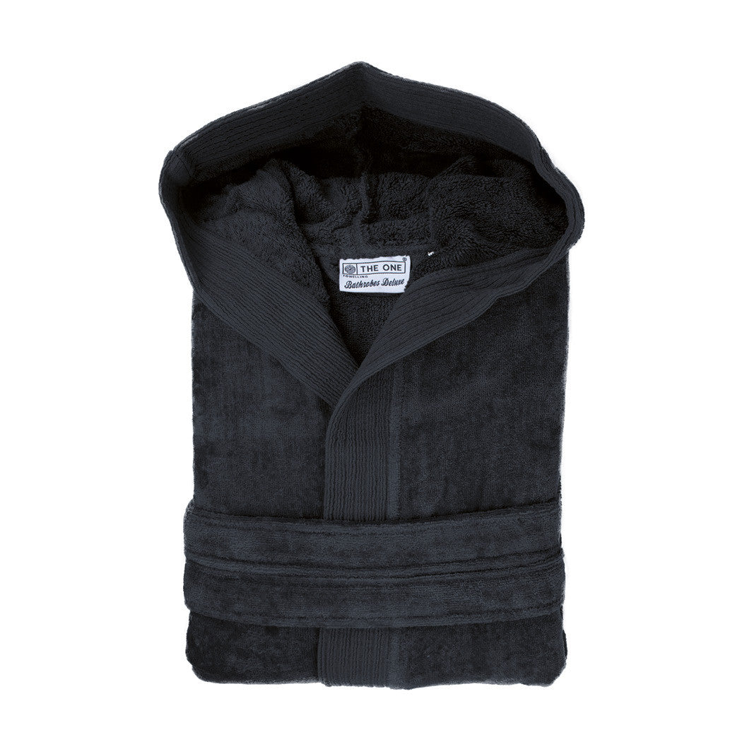 THE ONE TOWELLING VELOUR BATHROBE HOODED
