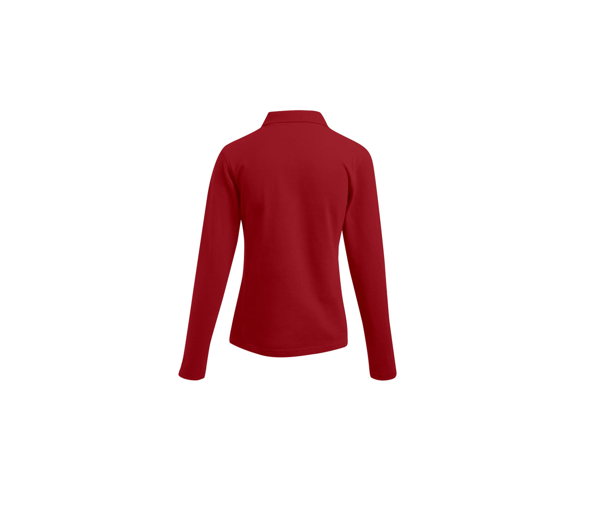 WOMEN'S LONG SLEEVE HEAVY POLO SHIRT