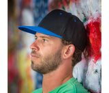 RESULT BRONX ORIGINAL FLAT PEAK SNAP BACK DUAL COLOUR CAP