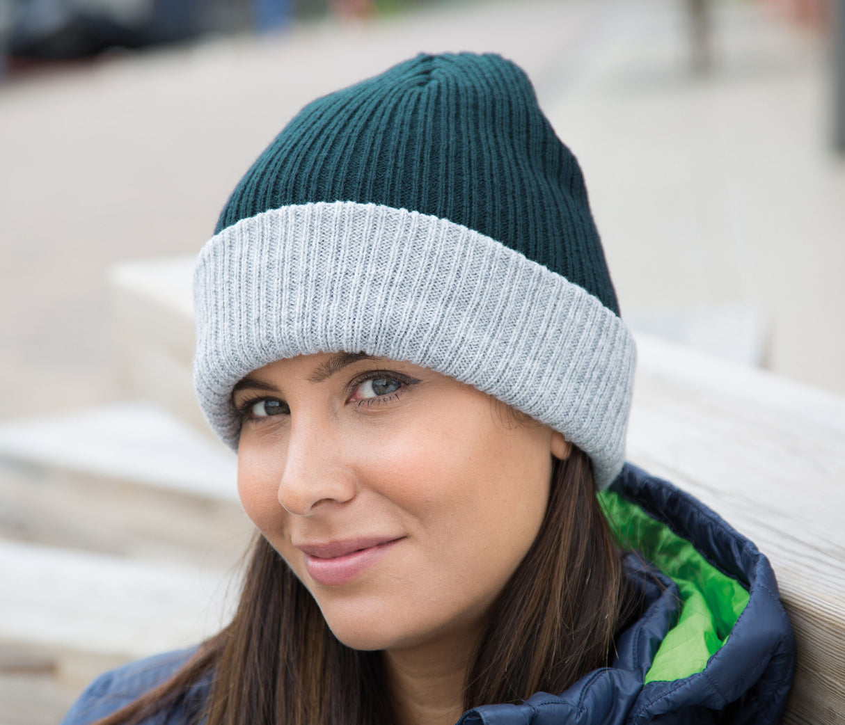 RESULT DOUBLE LAYER KNITTED HAT
