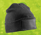 RECYCLED DOUBLE KNIT PRINTERS BEANIE
