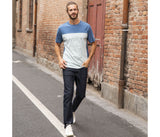 RICA LEWIS MEN'S WASHED STRAIGHT LEG FIT JEANS