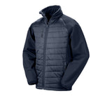RESULT BLACK COMPASS PADDED SOFTSHELL JACKET