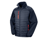 RESULT BLACK COMPASS PADDED SOFTSHELL JACKET