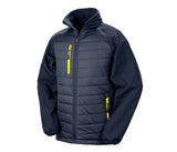 RESULT BLACK COMPASS PADDED SOFTSHELL JACKET