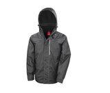 DENIM TEXTURE RUGGED JACKET