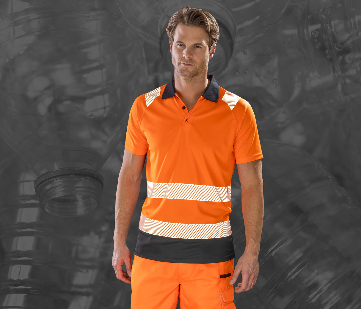 RESULT RECYCLED SAFETY POLO SHIRT
