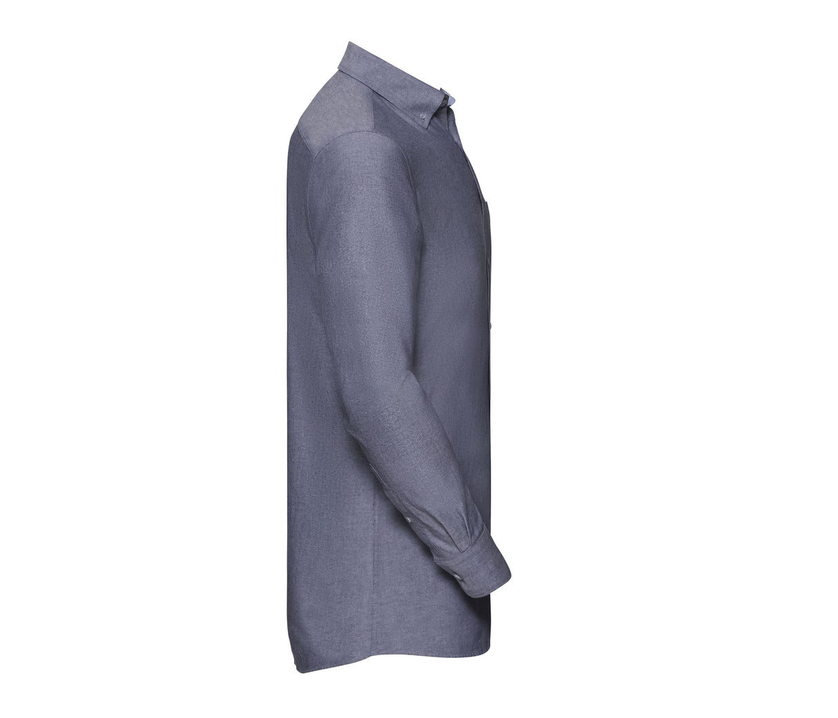 RUSSELL COLLECTION MEN'S LONG SLEEVE TAILORED WASHED OXFORD SHIRT