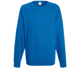 FRUIT OF THE LOOM LIGHTWEIGHT RAGLAN SWEAT