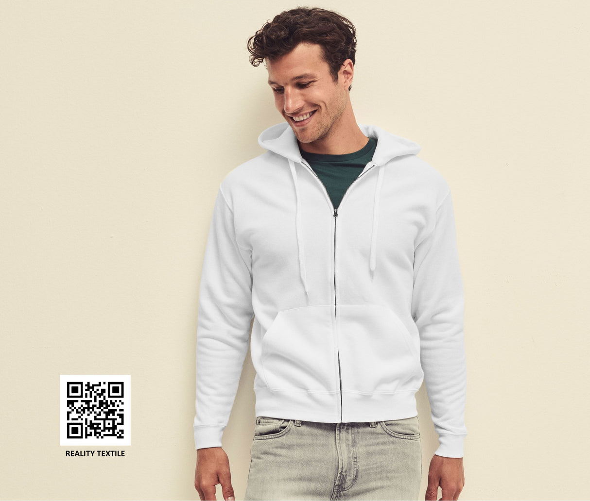 FRUIT OF THE LOOM CLASSIC HOODED SWEAT JACKET