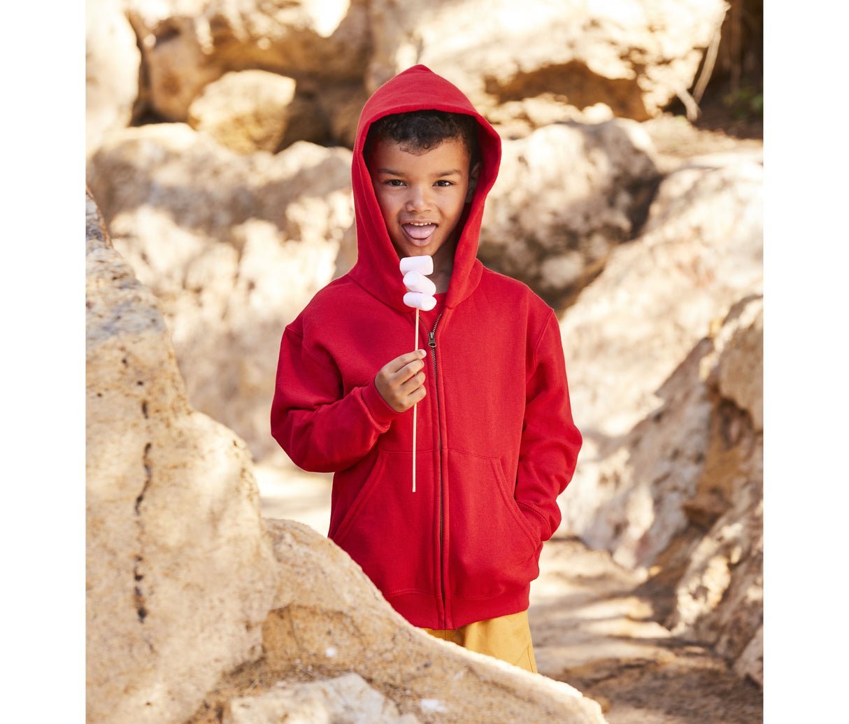 FRUIT OF THE LOOM KIDS CLASSIC HOODED SWEAT JACKET