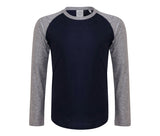 SF CLOTHING KIDS' LONG SLEEVED BASEBALL T