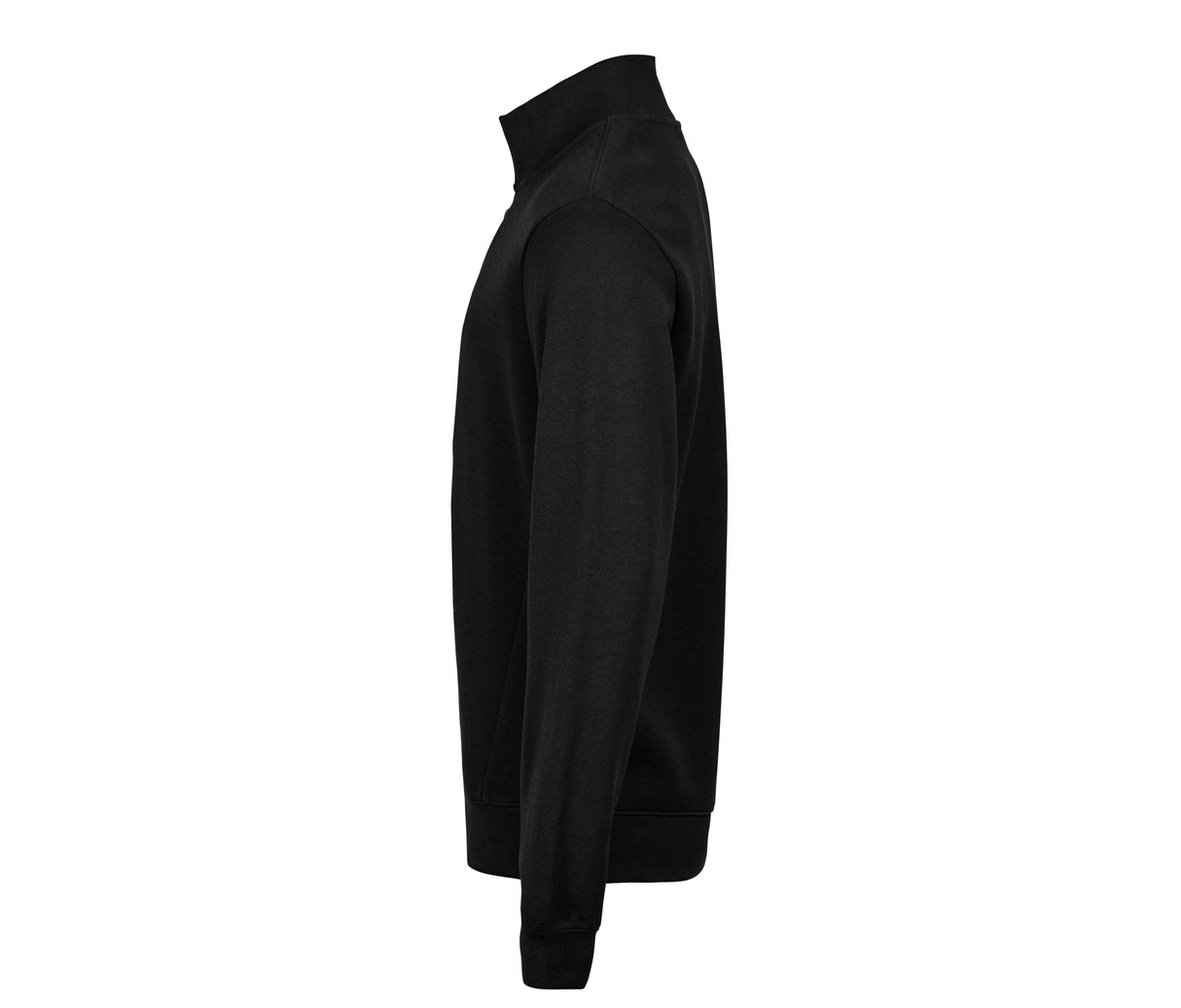 TEE JAYS RIBBED INTERLOCK HALF ZIP