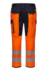 VELILLA STRETCH TROUSERS WITH KNEE PADS AND REFLECTIVE STRIPES