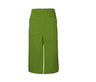 Long apron with slit and pockets