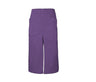 Long apron with slit and pockets
