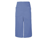 Long apron with slit and pockets